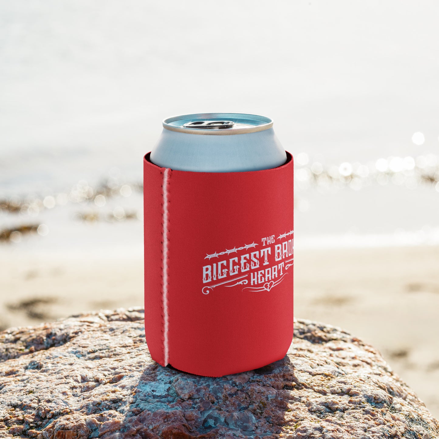 TBBH Koozie (can cooler) - red w/ white lettering