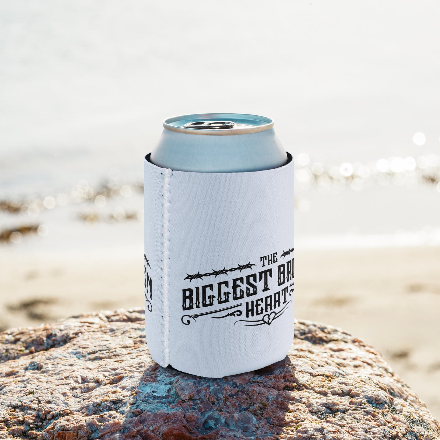 TBBH Koozie (can cooler) - white w/ black lettering