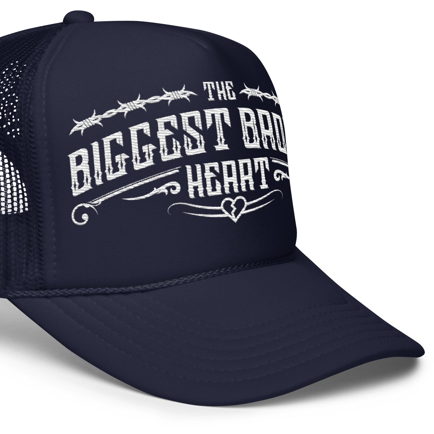 THE BIGGEST BROKEN HEART Trucker Hat (white lettering)